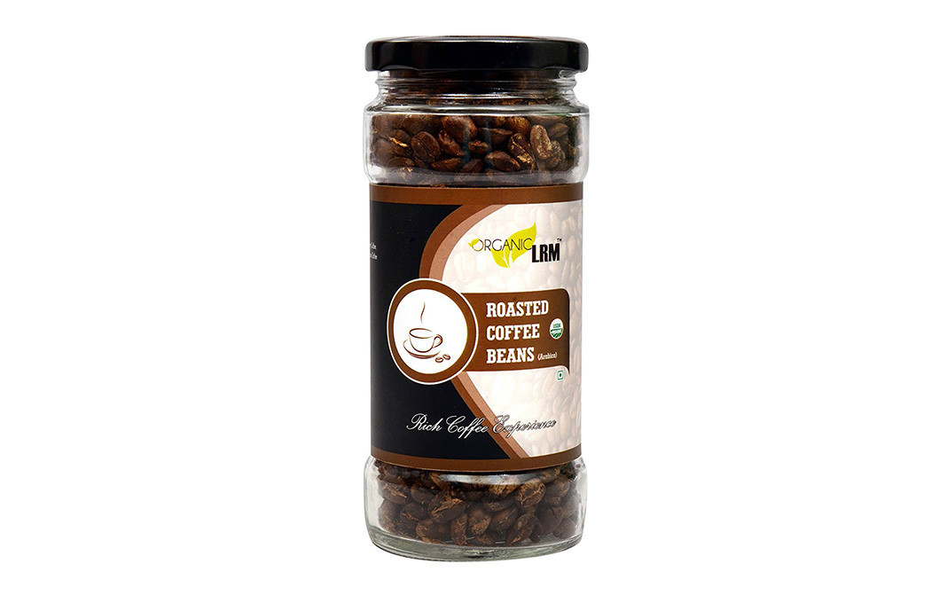 Organic LRM Roasted Coffee Beans    Glass Jar  200 grams